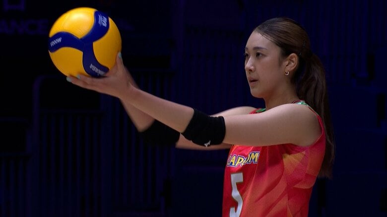 【第1セット速報】攻守で魅せるシンデレラ！佐藤淑乃が躍動！ロサンゼルス五輪へ好発進【バレーボールアジア選手権 日本×香港】｜FNNプライムオンライン