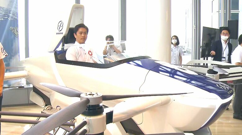 「空飛ぶクルマ」万博での商用運航に黄色信号　吉村知事は「まだ残り2事業者がチャレンジの最中。『できない』と言うべきはない」｜FNNプライムオンライン