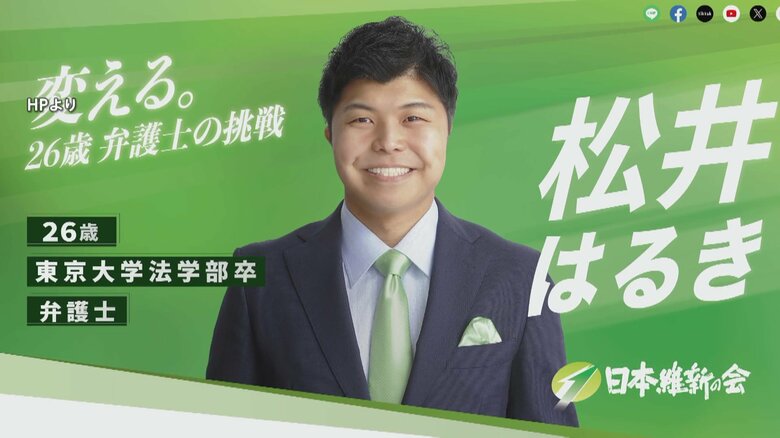 “ライバル事務所”に偽名で出入り　維新・立候補予定者の元事務局長が…吉村代表「あってはならないこと」　京都｜FNNプライムオンライン