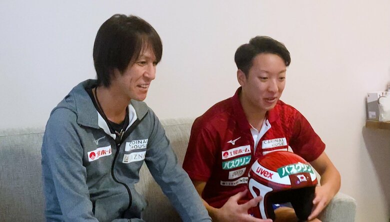 兄のヘルメットを受け継いだ弟・龍尚