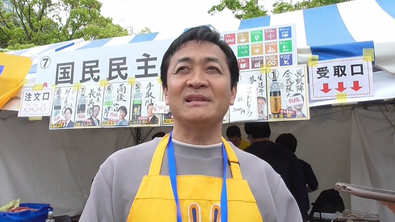 「1年間だけで本当に効果があるのか」と疑問を呈した国民・玉木代表（4月26日）