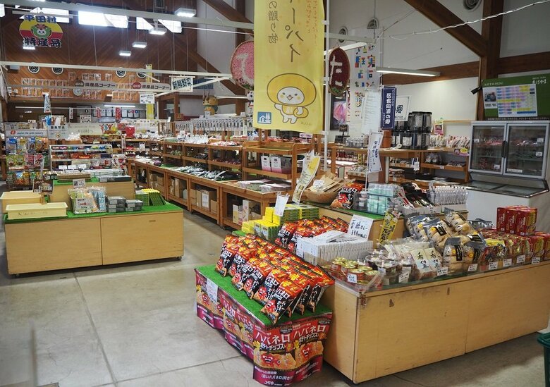道の駅ひらた　直売所の様子（画像提供：道の駅ひらた）