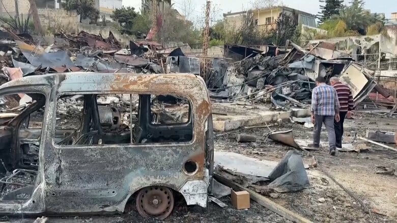 イスラエルとレバノンは4月17日から10日間の停戦に入った（レバノン南部・4月17日）