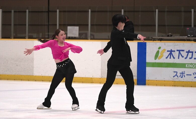 アイスダンス全日本選手権予選会に出場し3位表彰台にのぼった“りかしん”