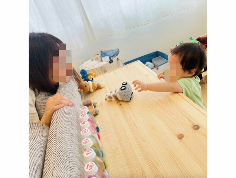 夫が撮影した普段の姿（提供：べべさん）