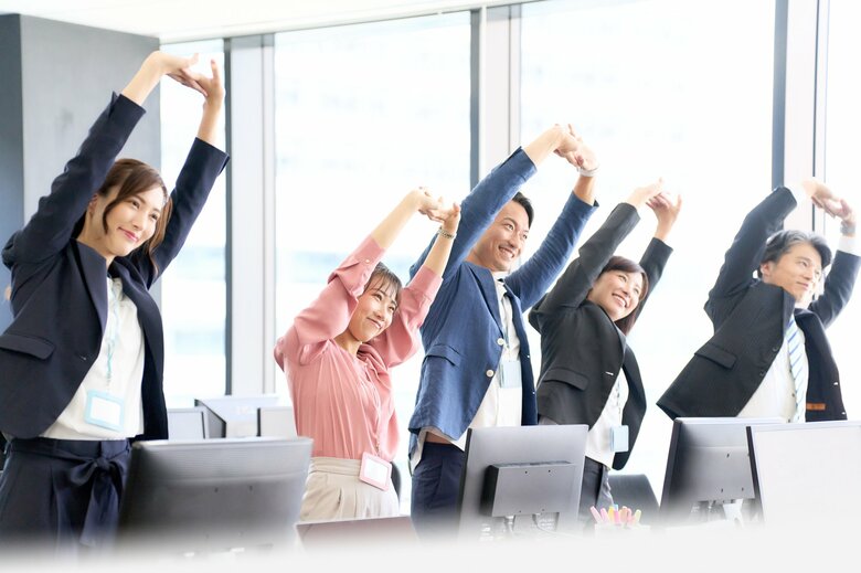 ストレッチなど軽い運動にも「バテ」予防効果