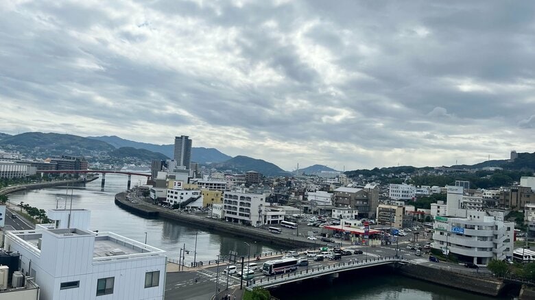 スタジアムシティサウスの屋上からの景色