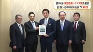 クマ対策の実効性向上など求める　鈴木知事、自民・小林政調会長に要望書　秋田