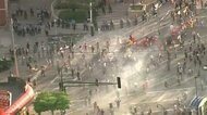 黒人男性死亡で抗議が拡大 米・ミネアポリス
