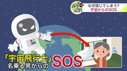 「宇宙船の酸素が足りない」『宇宙飛行士』『有名アイドル』…なぜ現実離れした詐欺に騙されるのか？「嘘が大きすぎると警戒が薄れる」”現実”織り交ぜた巧妙手口…被害者の心理を専門家が解説【みやぶれ】