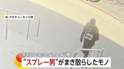 「唐辛子スプレー」噴射男が裁判所侵入　ヘルメットとガスマスク装着で警察官に「プシューッ」過去にも同様事件　アメリカ