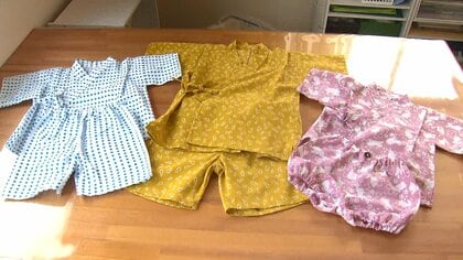 涼しくて肌に優しい…根強い人気の子ども用甚平　子育て経験から手ぬぐいを生地に【長野発】