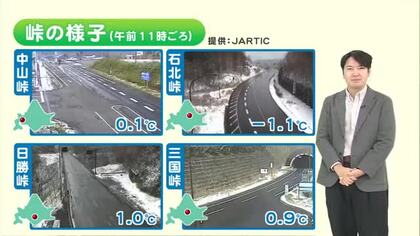【北海道の天気 20日(月)】冬の便り続々！初雪・初冠雪観測！午後も峠や山間部は雪…積雪・凍結に注意　週末にかけて寒さ続く