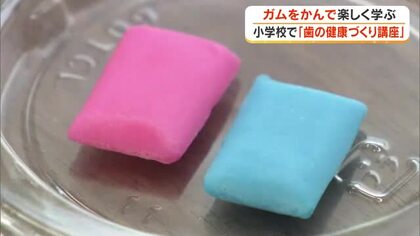 ガムをかんで楽しく学ぼう！　小学校で「歯の健康づくり講座」【岡山】