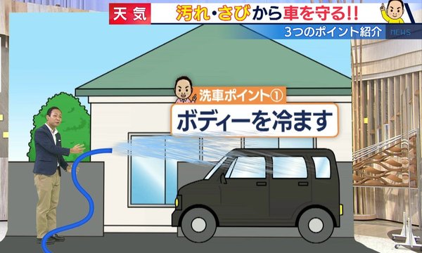 台風やゲリラ豪雨後は早めの 洗車 を 放置するとサビ発生も 注意すべき３つのポイントとは