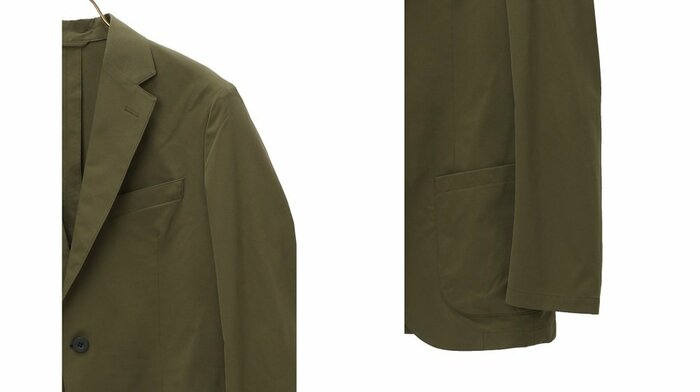 主にジャケットの袖付けにイセ込みは使用される