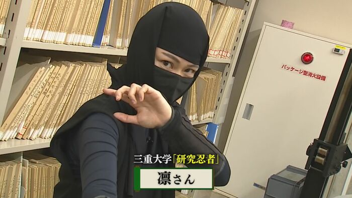 忍者を研究する忍者・凛さん