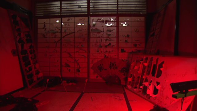 宿の中が撮影仕様に