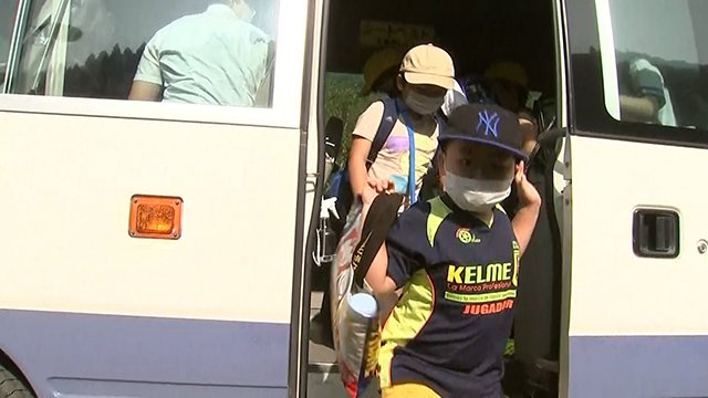 球磨村の小・中学校 1カ月ぶりに再開(熊本)