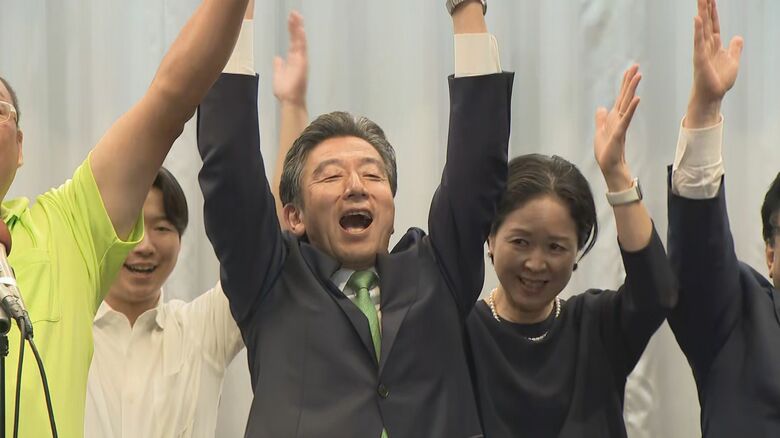 【開票結果】塩尻市長選　現職と新人の一騎打ち　現職の百瀬敬さんが再選　無・現 百瀬敬（56）15,321票　無・新 上間匠（47）6,506票　投票率40.72%｜FNNプライムオンライン