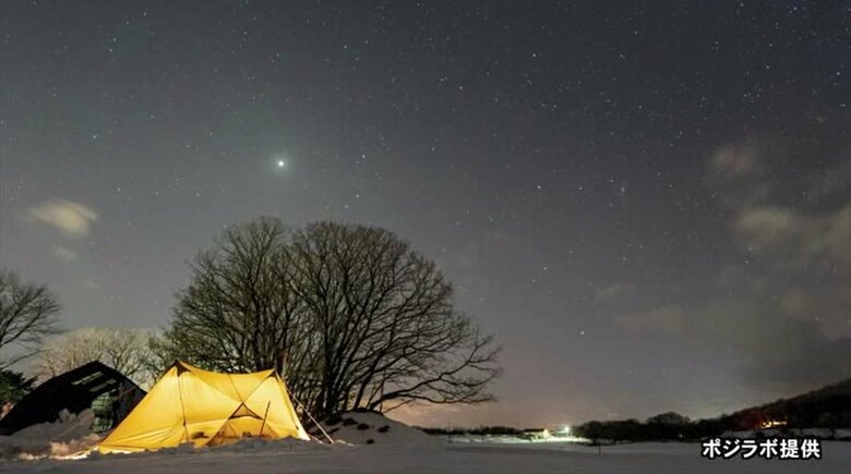 たき火を囲んで楽しむ“冬キャンプ”の魅力…一方で暖房機器の使い方には要注意｜FNNプライムオンライン