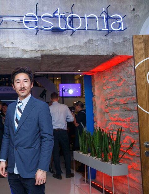 blockhive CEOの日下光氏(2018年エストニア・タリンにて撮影)