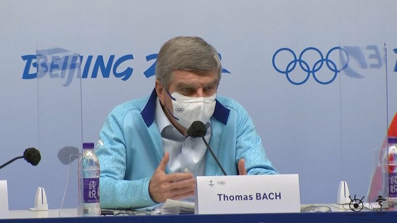 ワリエワ選手のコーチを批判　バッハ会長「冷たい雰囲気感じた」