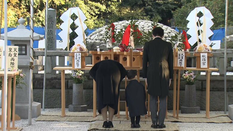 高円宮さま二十年式祭が豊島岡墓地で行われた