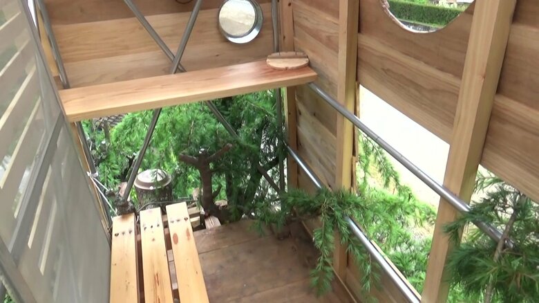 結構揺れるが丈夫そう…安全性には「自信がある」とのこと