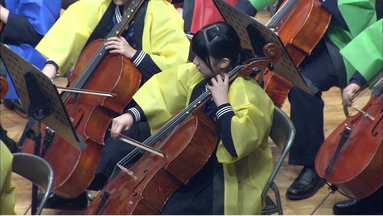 オール学習院大合同演奏会で演奏された（当時12歳）2014年4月