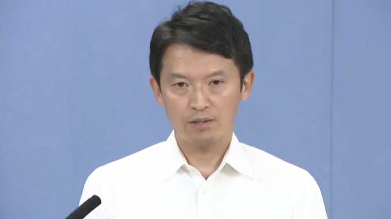 知事続投を表明した斎藤元彦知事