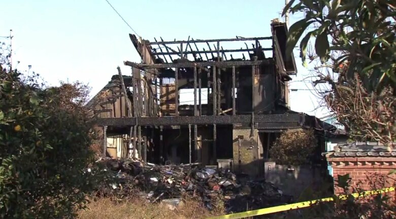 事件の現場となった家