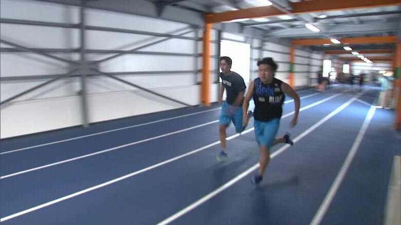 野球部がないため陸上部へ