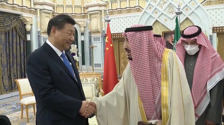 サウジアラビアを訪問した習近平主席（2022年12月）