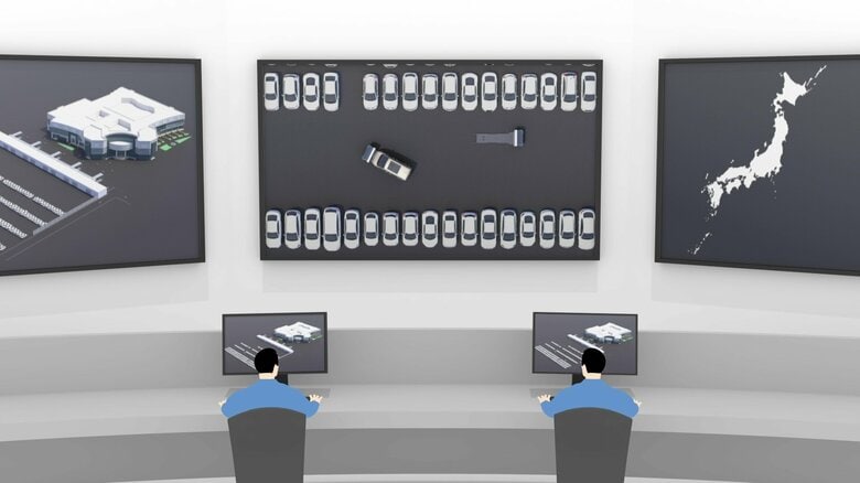 自動バレーパーキングの管理イメージ（提供：三菱重工グループ）
