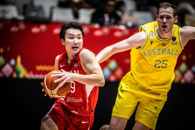 33得点の活躍をした富永啓生選手（C）FIBA