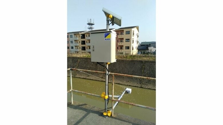 河川監視・水位確認システム　ALSOK提供