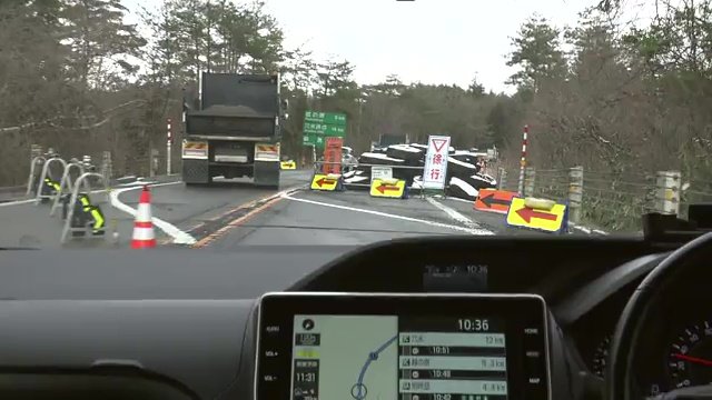 能登方面へと向かう高速道路　迂回や規制があり通行に時間を要する