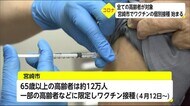 高齢者向けワクチン 宮崎市で個別接種始まる 宮崎県