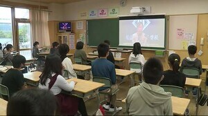 秋休み終え ひと足早く始業式 大崎市 松山小学校〈宮城〉
