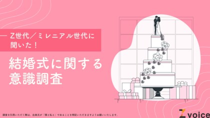 Z世代が結婚式でやってみたい演出は「お色直し」と「ケーキ入刀」!結婚式に関する意識調査
