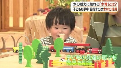 面積の65%が森林の鹿児島　子どもに木の感触を届ける「木育」最前線