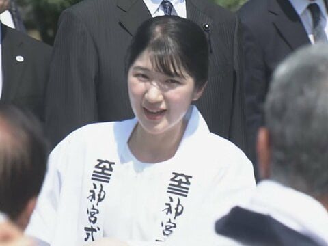 ラッコの“イカ耳ジャンプ”も鑑賞…週末に三重県を訪問された愛子さま 式年遷宮に向けた「お木曳」にも笑顔で参加