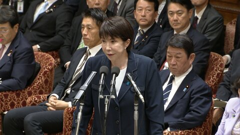 高市総理「不適切で本当にダサい」と切り捨て　簗大臣「予算カット」発言　衆院予算委　野党は追及強める構え