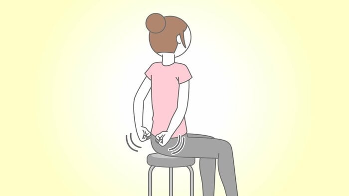 「仙骨孔」たたき