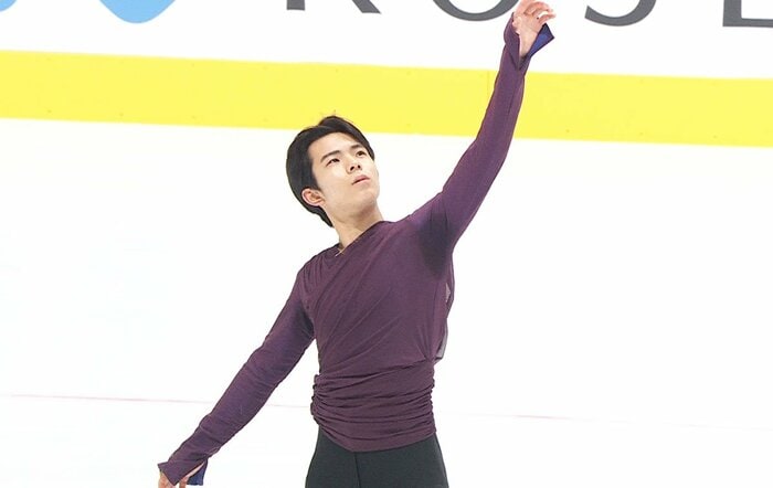 すべてのジャンプ成功させノーミスで10位についた武田のショート