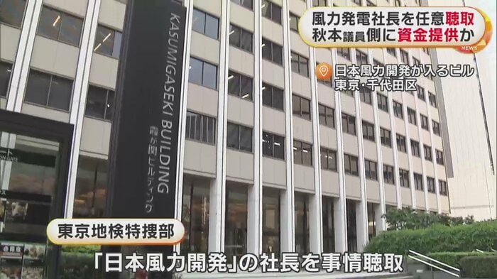 「日本風力開発」が入るビル(東京・千代田区)