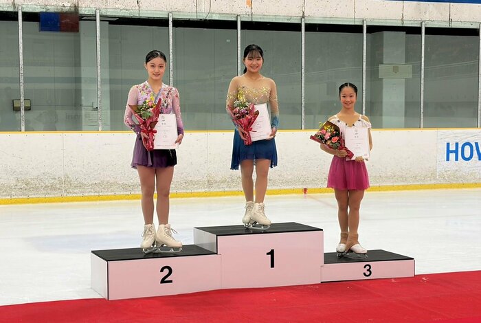 ジュニア女子表彰台（中部選手権）