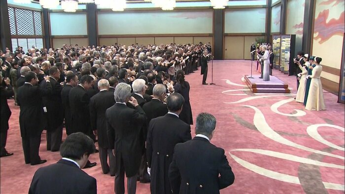 平成31（2019）年2月　両陛下主催の宮中茶会（皇居・宮殿）