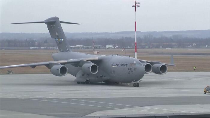 アメリカ製の大型輸送機C-17